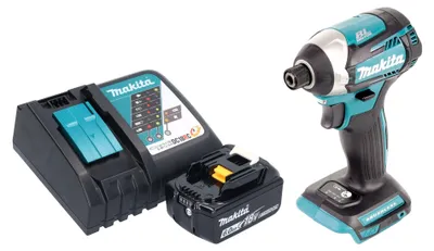 Produktbild von Makita DTD 154 RG1 Akku Schlagschrauber 18 V 175 Nm 1/4" Brushless + 1x Akku 6,0 Ah + Ladegerät