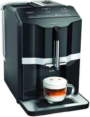 Produktbild von Siemens TI351509DE, Filterkaffeemaschine, 1,4 l, Kaffeebohnen, Eingebautes Mahlwerk, 1300 W, Schwarz