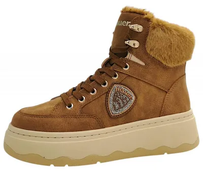 Immagine prodotto di Scarpe da trekking da donna Blauer USA, stivaletti marroni, ideali per il tempo libero