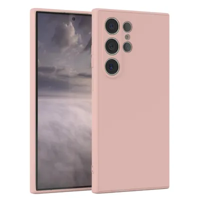 Produktbild von EAZY CASE - TPU Hülle für Samsung Galaxy S24 Ultra, TPU Case stoßfeste Handyhülle, weiches Cover mit Kameraschutz, Silikonhülle in Rosa