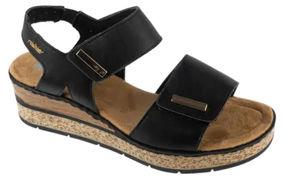 Image de Sandales Rieker noires, taille 43