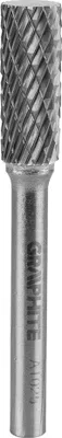 Produktbild von GRAPHITE HM Metallfräser, zylindrisch, Typ A, Schaft 6 x 45 mm, für Schleifmaschine, für Aluminium, Kunststoff