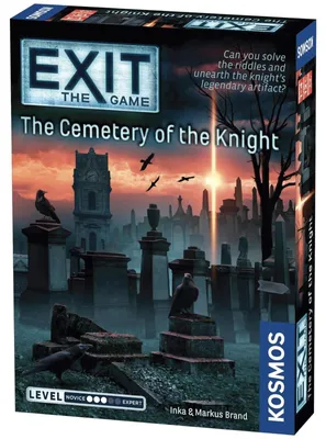Produktbild von EXIT The Cemetery of The Knight Level 3 5 Unique Escape Room Game 1-4 Players Puzzle Solving Strategy Board Games for Adults und Kids Friedhof des Ritters