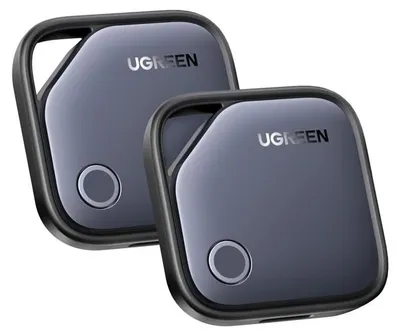 Produktbild von 2x Bluetooth-Ortungsgerät / Tracker auf Bluetooth für Apple My Find, Ugreen Finder 2 CM919, Schwarz