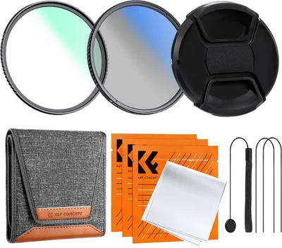 Produktbild von 82mm K-Serie Nano Filter Set UV & CPL Objektivdeckel, Aufbewahrungstasche