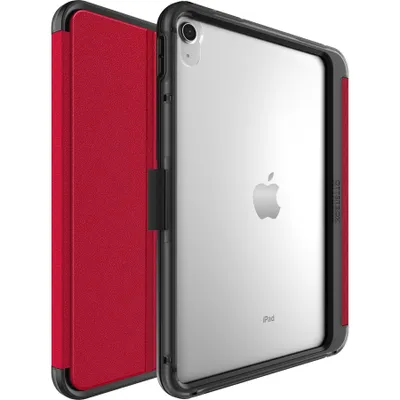 Produktbild von OtterBox Symmetry Series Folio Tasche (Folie) für 27,7 cm (10,9 Zoll) Apple iPad (10. Generation) Tablet - Ruby Sky - Polycarbonat, Synthetischer Gummi Körper - Sturzsicher, Skid-resistenten Füße, Rutschsichere Füße - 258,3 mm Höhe x 190 mm Breite x 15,5 mm Tiefe - 1 Einheit