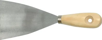 Zdjęcie produktu dla Szpachla malarska ze stali, 100 mm, z drewnianą rączką