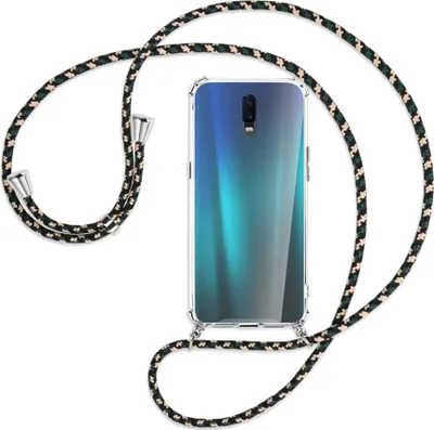 Produktbild von Handykette Backcover-Schutzhülle mit Band (Metall silberfarben) für Oppo R17 / RX17 - camouflage