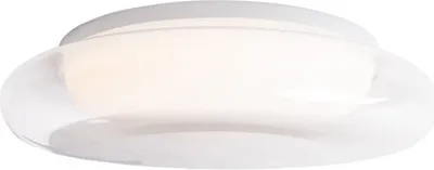 Obrázok produktu pre Kruhový LED stropný svietidlo DUO, biele, 10 W, teplá biela, 860 lm, kov, rozmery: 10 x 34 x 34 cm, IP20, Maxlight