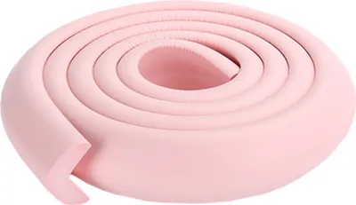Produktbild von 2M L-förmiger, verdickter Baby-Sicherheitstisch Kanteneckenschutz Schutzkissen Antikollisions-Stoßstangenstreifen, pink
