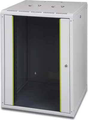 Produktbild von 483-mm-Wandschrank, 16 HE (hellgrau, 16 Höheneinheiten)