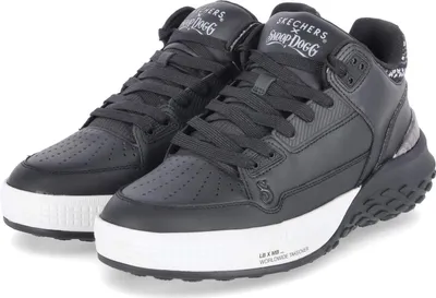 Produktbild von Skechers Herren Snoop Doggs Sneaker SIZZLE BUCKETS OG Schwarz Leder-Synthetik Größe: 41