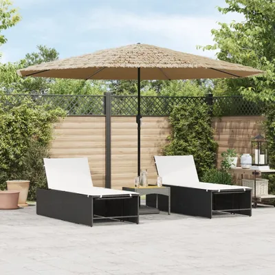 Produktbild von Maison Exclusive - Sonnenschirm mit Stahlmast Braun 388x388x248 cm