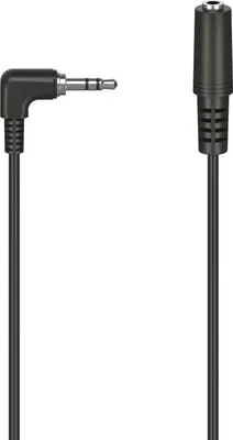 Obrázok produktu pre Hama 00205197, 2.5mm, Samec, 3.5mm, Samica, 0,2 m, Čierna