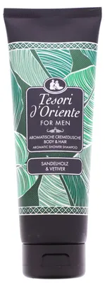 Produktbild von 3x Tesori d'Oriente Men Aromatische Cremedusche Body & Hair je 250 ml