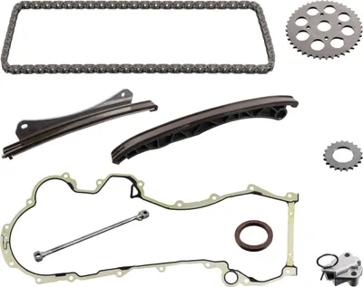 Produktbild von FEBI BILSTEIN 176049 Steuerkettensatz Steuerkette für OPEL Corsa D Schrägheck (S07) Astra J Sports Tourer (P10) Corsa C Schrägheck (X01)