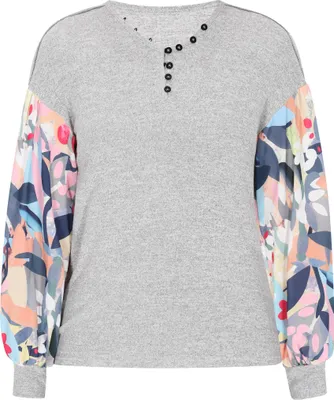 Produktbild von SIDONA damen bluse - grau, XL