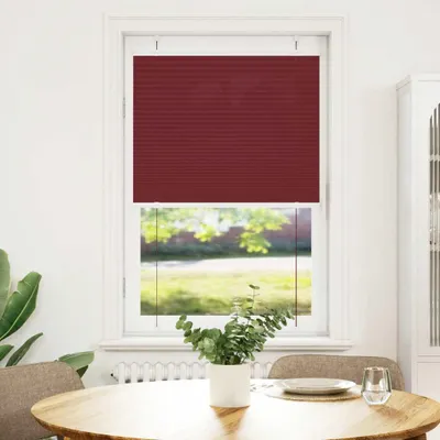 Obrázok produktu pre vidaXL Plisovaná roleta Bordeaux červená 70x100 cm šírka látky 69,4 cm polyester