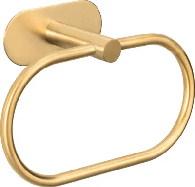Zdjęcie produktu dla Pierścień na ręcznik WENKO Turbo-Loc® Mod. Orea Gold Matt, mocowanie bez wiercenia