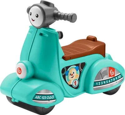Produktbild von Fisher Price Motorroller Mit Sound Zum Aufsteigen Blau  Blau One Size