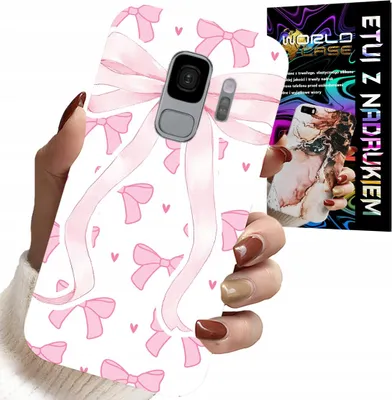 Image de Étui Pour Samsung Galaxy S9 - Étui Rose Ribbon Fashion Designs