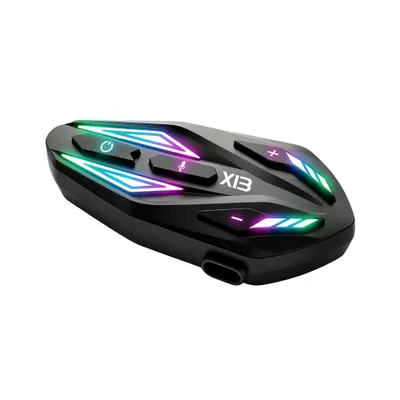 Produktbild von Motorrad Bluetooth Headset 1er-Set mit Soft- und Hartmikrofon, BT 6.0
