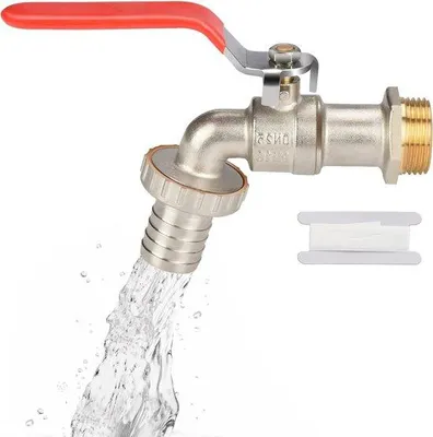 Produktbild von IBC-Tankzugangskraan, 1 Zoll, für Garten, Waschmaschine und Regenwasser 1000 l