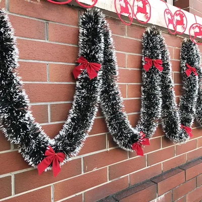 Produktbild von 5x Weihnachtsgirlande Tannengirlande Weihnachtsbeleuchtung Girlande Weihnachten200x9cm