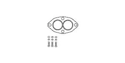 Produktbild von HJS Montagesatz Katalysator 82 12 2154 für BMW 3 Limousine (E36)
