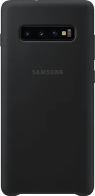 Image de Coque pour Samsung Galaxy S10 + Silicone Ultra Fine Noire Samsung