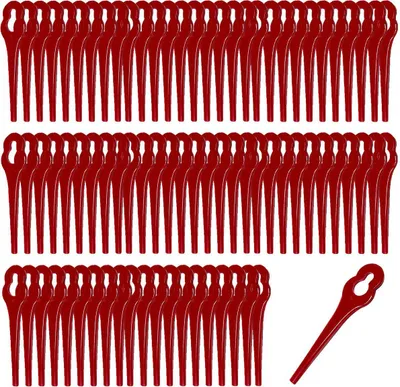 Produktbild von FixedByU Rasentrimmermesser Ersatzmesser für Florabest FRTA 20 A1 Akku Trimmer 80 Stück