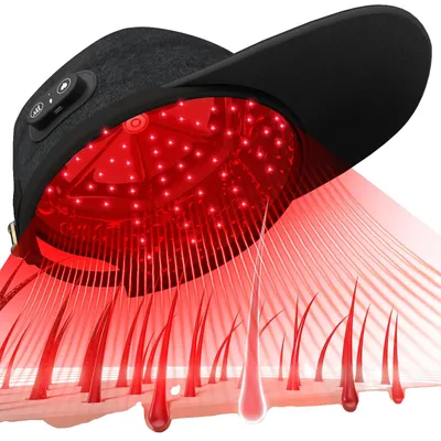 Obrázek produktu pro Přístroj na podporu růstu vlasů, laserová terapie s nízkou intenzitou, přenosný design, 1 sada