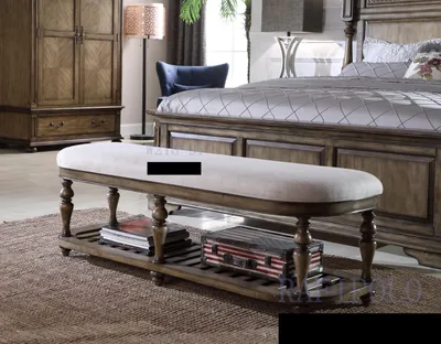Produktbild von Hocker Klassisch Beistellhocker Ottomane Couch Leder Stoff Textil Holz Fußhocker