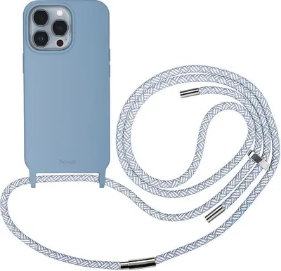 Produktbild von ARTWIZZ HangOn Case Silicone for iPhone 13 Pro, nordic blue