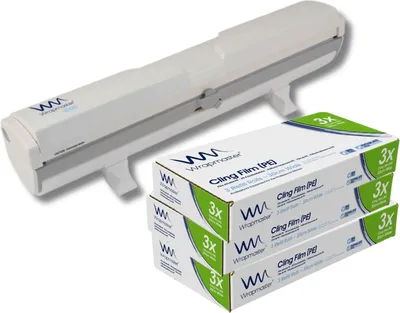Produktbild von SET Effizienter Wrapmaster Spender WM1000 und + 3 Pack. Frischhaltefolie 1000