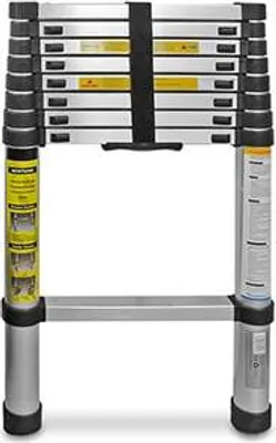 Produktbild von Silverline Teleskopleiter 2,6 m (9 Sprossen)
