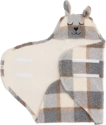 Produktbild von Jollein Wickeldecke Bunny Check Boucle 032-566-68050