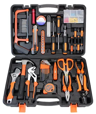 Immagine prodotto di Set di utensili, 102 pezzi, acciaio ad alta resistenza, 43,5 x 30,4 cm, 3,9 kg, per uso domestico