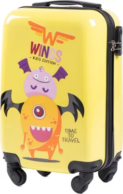 Zdjęcie produktu dla KD01 JAY, Walizka kabinowa mała dziecięca POLICARBON XS Wings, MONSTER