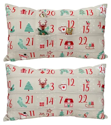 Image de Calendrier de l'Avent - 24 poches - 50 x 30 x 10 cm