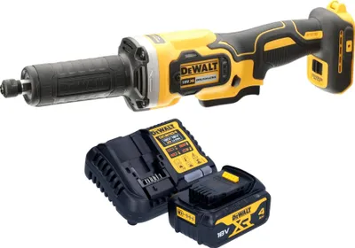 Productafbeelding van DeWalt DCG 426 M1 accuslijpmachine 18 V borstelloos + 1x accu 4.0 Ah + lader
