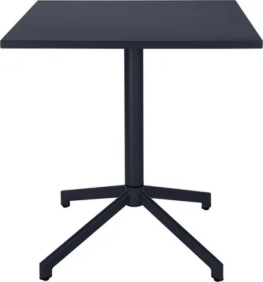 Image de Table pliante Bolero Porto, bleu ardoise, 700 x 750 mm