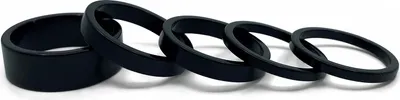 Produktbild von Aluminium A-Head Spacer Set für Fahrradgabel Steuersatz Vorbau 1 Zoll Schwarz