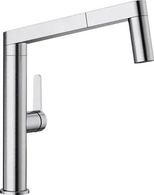 Produktbild von BLANCO PANERA-S Armatur / Edelstahl gebürstet / Zugauslauf / Hochdruck