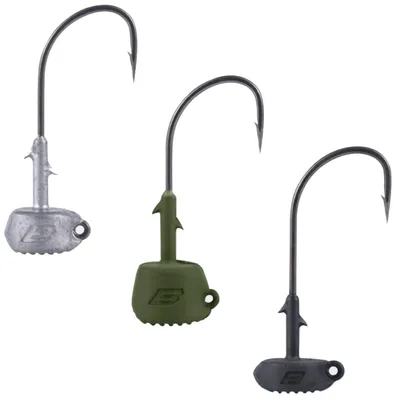 Produktbild von BKK Silent Chaser Draggin Ned - 4 Jigköpfe, Größe / Gewicht / Farbe:Gr. 1 / 5.25g / Lead