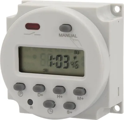 Produktbild von Kleiner Typ 7 Tage programmierbarer Zeitschalter mit Digitalanzeige 1S168h 5VA(12V DC)
