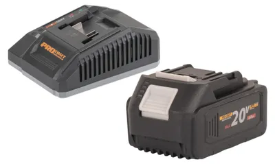 Zdjęcie produktu dla Zestaw startowy Procraft C20/4 ładowarka 20 V 4 A + 1x akumulator 20/4 4,0 Ah