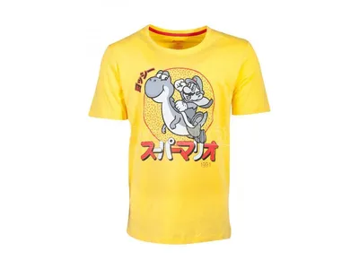 Produktbild von Super Mario T-Shirt Yoshi Größe M gelb