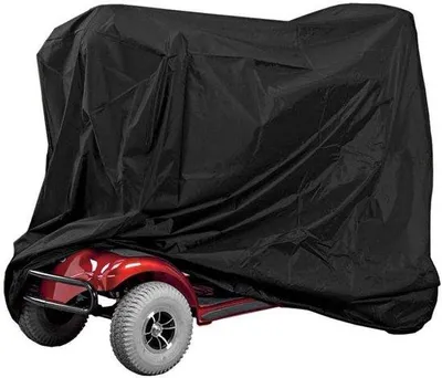 Obrázok produktu pre Ochranný plášť proti dažďu na invalidný vozík, ochrana pred slnkom a dažďom pri pobyte vonku, vodotesný, 170 × 61 × 117 cm