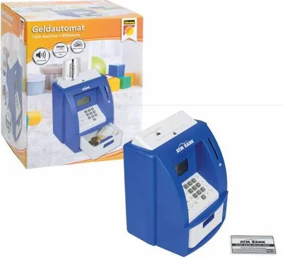 Produktbild von Iden 50020 Idena - Spielen - Spardose - Geldautomat Digital mit Sound (blau)